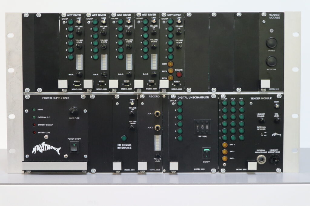diver comms dsp rack